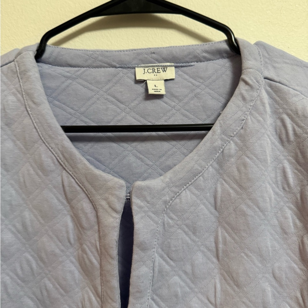 J. Crew Light Purple Quilted Jacket - Picture 2 of 6